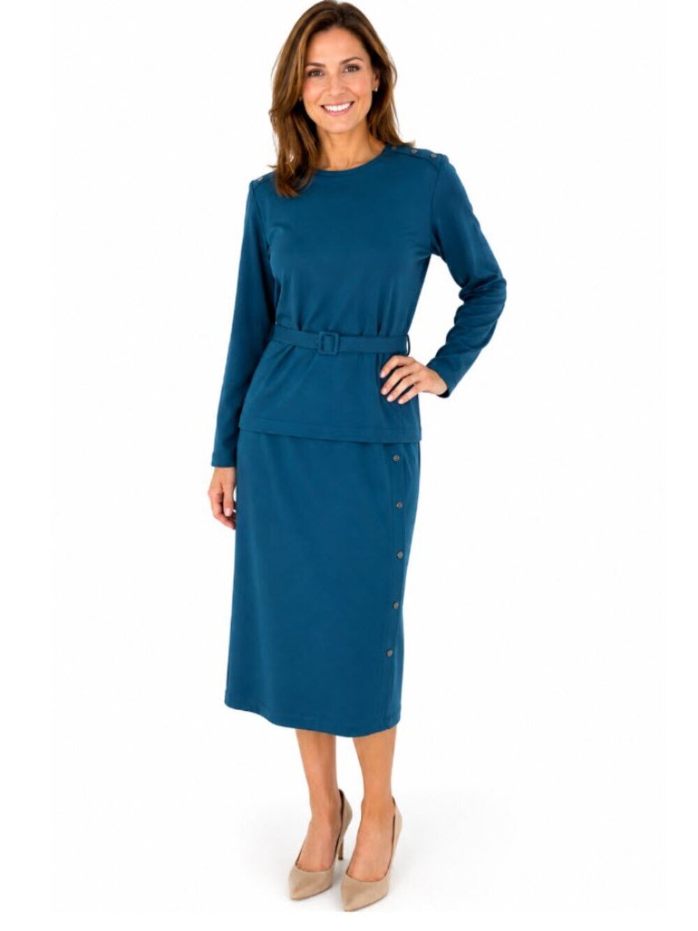 D'ALLAIRD'S Vintage Blue Long Dress​​​ Medium / Large​​​​​
